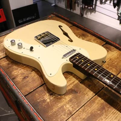 Fender Custom Shop '50s Limited Edition Telecaster Relic Thinline with Rosewood neck image 10