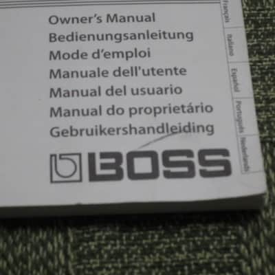 lightly handled genuine Boss Owner's Manual for RC-3 Loop Station (NO pedal / NO other items) specifically from 2012 (172 total pages cover to cover) English, German, French, Italian, Spanish, Portuguese, Dutch image 2