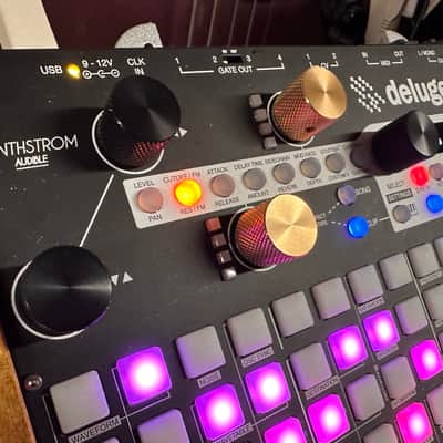 Synthstrom Audible Deluge 64-Voice Desktop Synthesizer with OLED Display 2022 - Present - Black image 11