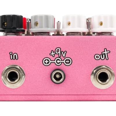 Champion Leccy The Skitzy Dual-Layer Modulated Reverb Pedal (Sherbet Pink) image 4