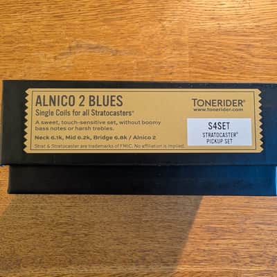 Tonerider Alnico 2 Blues Strat pickup Set/Right handed image 3