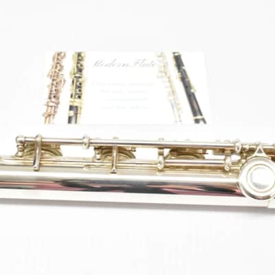 Armstrong 303 Open Hole Flute Sterling Headjoint Inline G & B Foot Just Serviced image 13