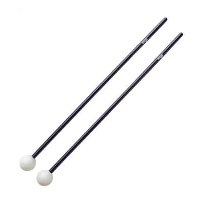 Stagg Maple Bell Mallets with Spherical White Nylon Head image 2