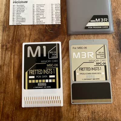 Korg Soundcard M3R RSC-6S Frettet Insts 1, MSC-06 & RPC-06