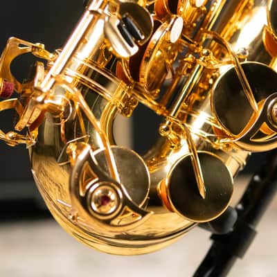 Yamaha YAS-62II Professional Alto Saxophone Gold Lacquer with Case - Used image 6