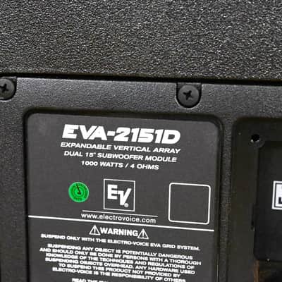 Electro-Voice (EV) EVA-2151D Dual 15" Passive Line Array Subwoofer CG01YA2 *ASK FOR SHIPPING* image 10