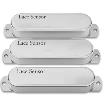 LACE Sensor "Chrome Dome" 3-Pack Single Coil Pickups - Chrome image 2