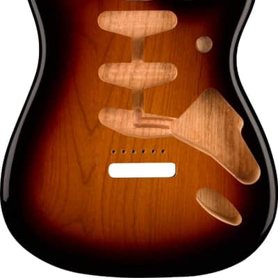 Fender Classic Series 60's Stratocaster SSS Alder Body Vintage Bridge Mount, 3-Color Sunburst image 7