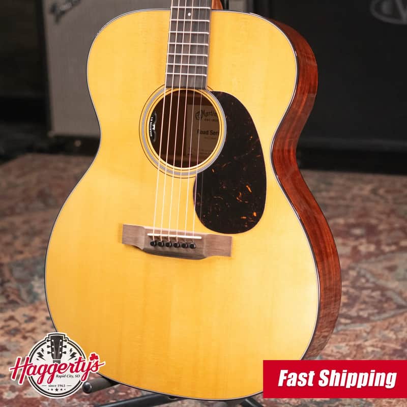Martin 000-12E Retro Acoustic/Electric Guitar - Spruce/Sapele with Gig Bag image 1