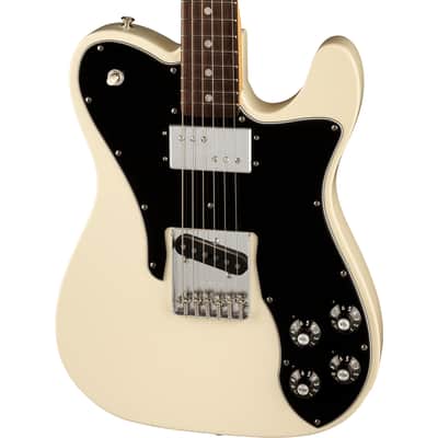 Fender American Vintage II 1977 Telecaster Custom Electric Guitar, Olympic White image 1
