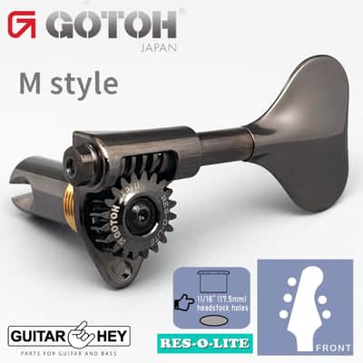 NEW Gotoh GRL510M-12 RES-O-LITE Bass 5-String SET L3+R2 11/16" Tuners 3x2 COSMO