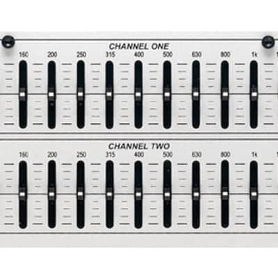 DBX 231S Dual 31 Band Graphic Equalizer Audio Rack Mount EQ+Compressor+(3) Mics image 2