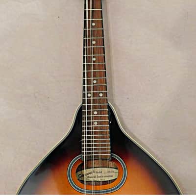 Savannah SA-110 Oval Hole Acoustic A Style Mandolin Natural image 4