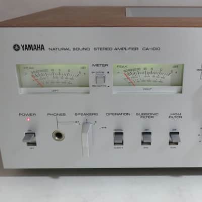 YAMAHA CA-1010 INTEGRATED AMPLIFIER ( AMP ) FULLY SERVICED RECAPPED + LED'S image 6