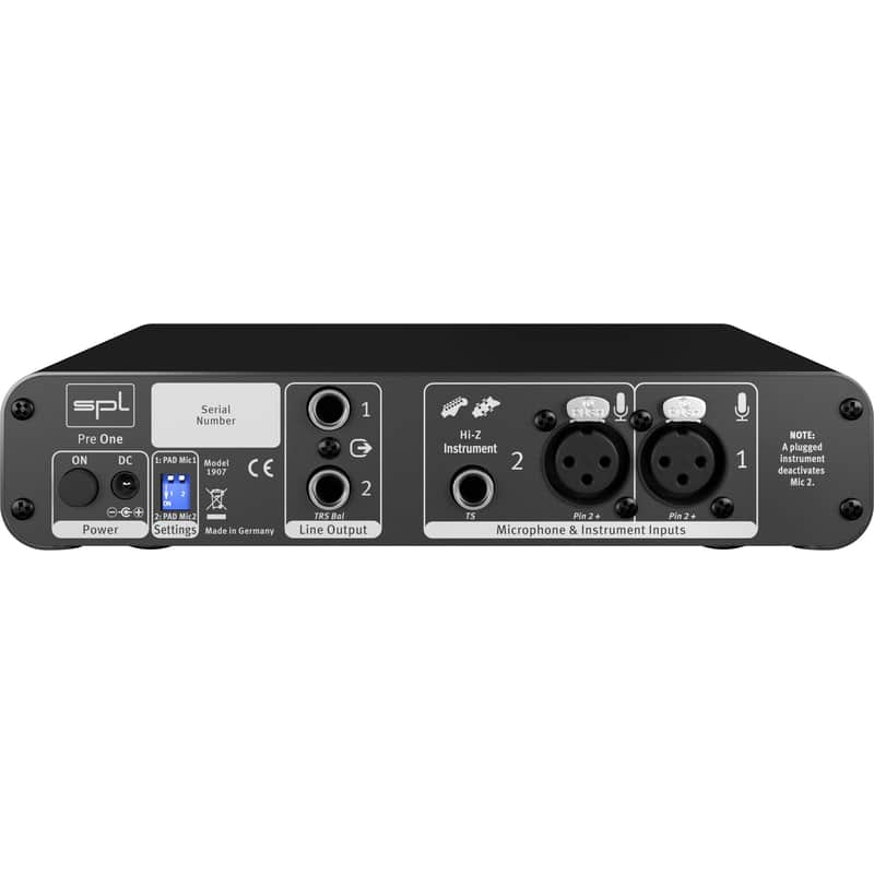 SPL Pre One Dual Channel Microphone Preamplifier image 1