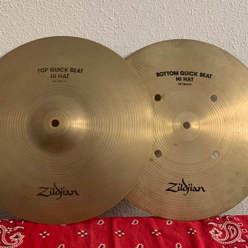 Zildjian 14” Quick Beat Hi-Hat Cymbals (pair) - 1980’s image 1