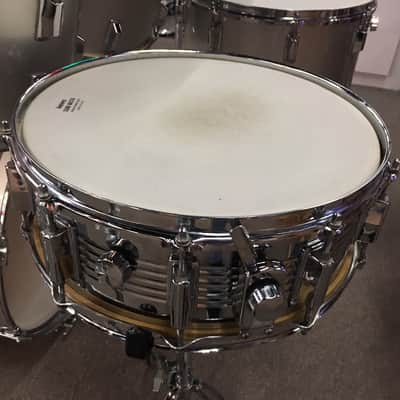 Incredible 5 piece CB700 Drum Kit w/ Stands, Bass Pedal, Tom Mount Remo Sound Master USA Heads image 8