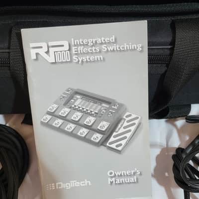 UNUSED DigiTech RP1000 Multi-Effect System w/Case, Cords! image 6