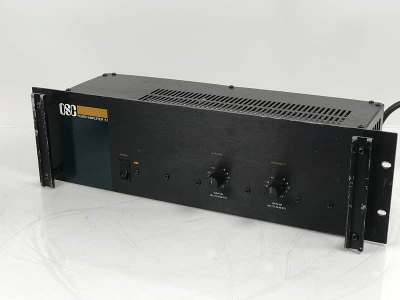 QSC 5.1 Model A5.1 2-Channel 120-Watt Stereo Power Amplifier image 1