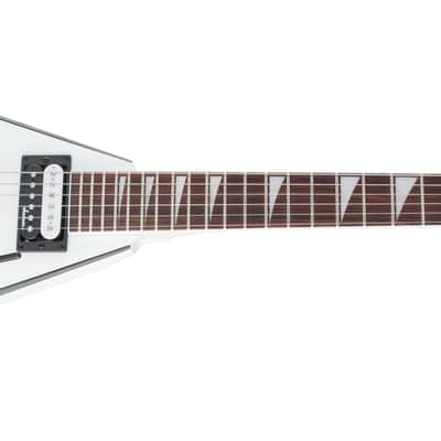 Jackson JS Series King V JS32 Amaranth FB White with Black Bevels image 4