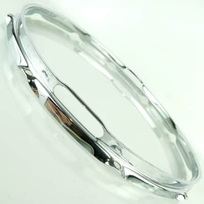 Ludwig 15"80s 10Lug 1.6mm Resonant Marching Snare Drum Rim/Hoop Triple Flange US image 1