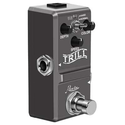 Rowin TRILL Tremolo Pedal Photoelectric Classic Type Tones, FREE PICKS + HOLDER+ FREE SHIP USA image 9