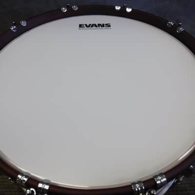 Dixon Classic Series 14x6.5" Maple Wood Hoop Snare-Sub Zero White image 6