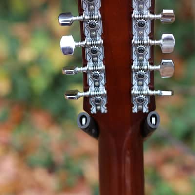 Guild Madeira A-12 acoustic 12 string guitar 1970's - natural image 6
