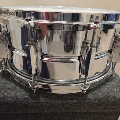 Yamaha 9000 Series Recording Custom Aluminum Snare SD965AE 14x6.5 MIJ image 3