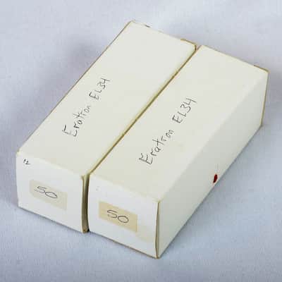 Eratron EL34 NOS matched pair - Tested image 6
