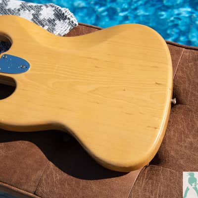 2005 Fender JB75-90 1975 Jazz Bass Reissue - Vintage Natural - Ash Body - Crafted In Japan - Pro Set Up w Perfect Frets/Action/Intonation! image 4