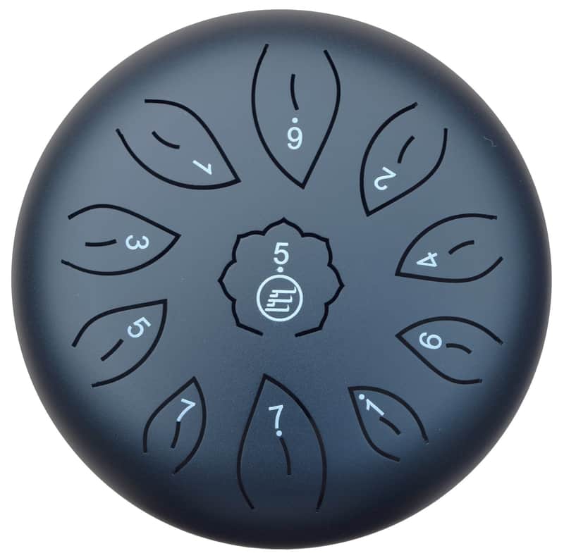 Ecko TD8/11N - Tongue Drum - 8''- 11 Notes, Black image 1