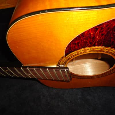 Vintage Hofner Zero Fret Acoustic Dreadnaught Guitar Project Sold As Is! image 4