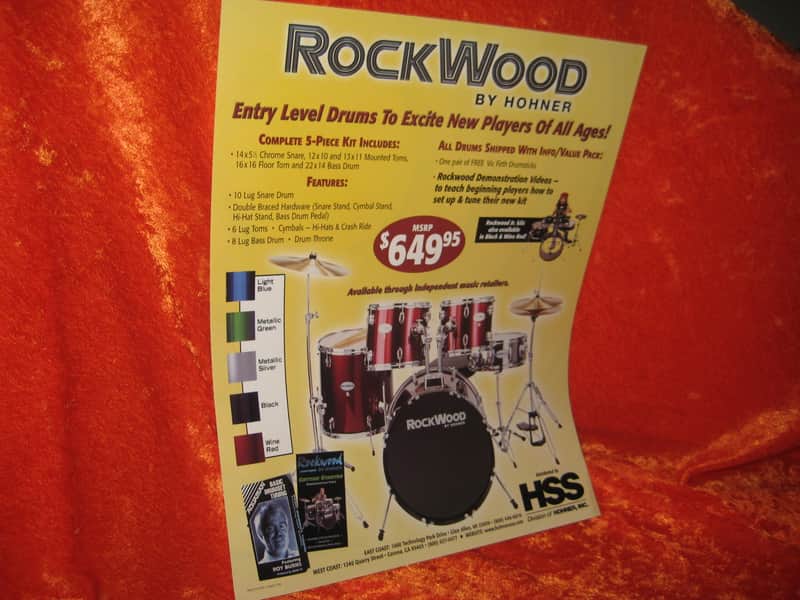 Rockwood Drum Set Promo Sheet from 2005 image 1