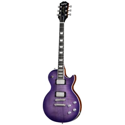 Epiphone Les Paul Modern Figured Guitar w/ Gig Bag - Purple Burst image 2