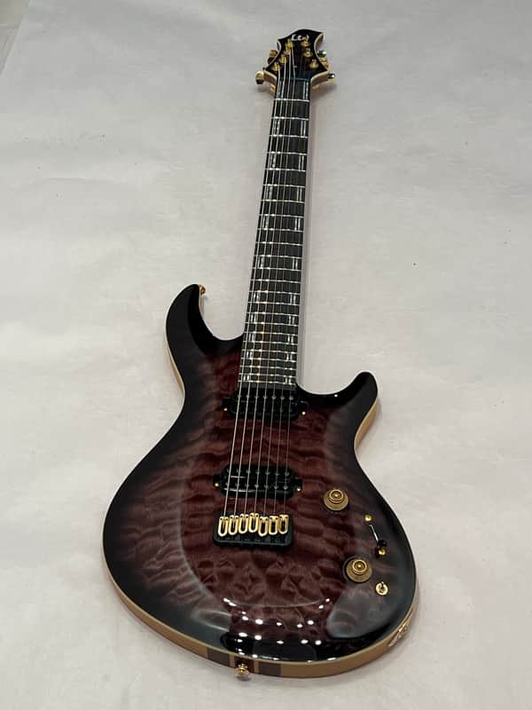 ESP LTD JR-7 Javier Reyes Signature Series 2022 - Present - Faded Blue Sunburst