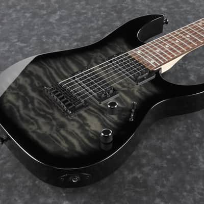Ibanez GRG7221 7 String Electric Guitar Transparent Black Sunburst image 1