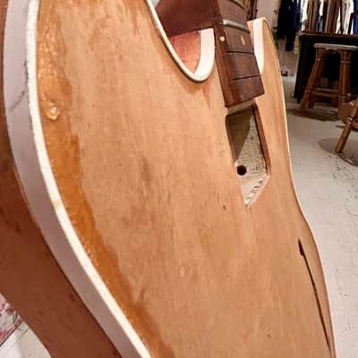 1966 Gibson EB-2 Bass Project Husk - Natural Finish image 8