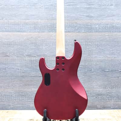 ESP LTD AP-4 Candy Apple Red Satin EMG Brushed Black Pickups Electric Bass image 3