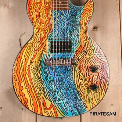 Epiphone Les Paul Junior Custom Art guitar KOREA - Custom image 4