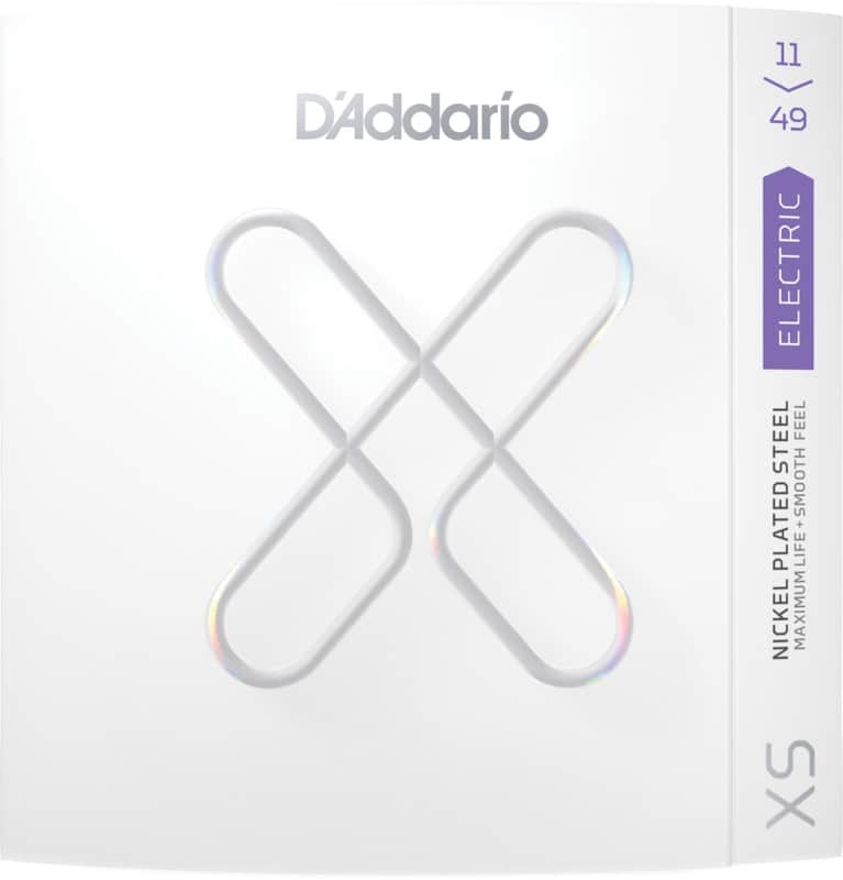 D'Addario XSE1149 XS Nickel Coated Electric Guitar Strings - Medium (11-49) image 1