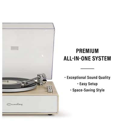 Crosley Stave CR6046A 2-Speed Belt-Drive Turntable - Natural Wood - Bluetooth In/Out image 2