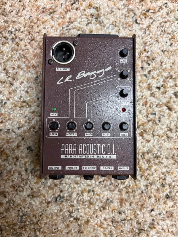 LR Baggs Para Acoustic DI Direct Box mid 2000"s - brown image 1