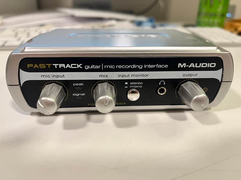 M-Audio Fast Track USB Audio Interface 2000s - Gray image 1