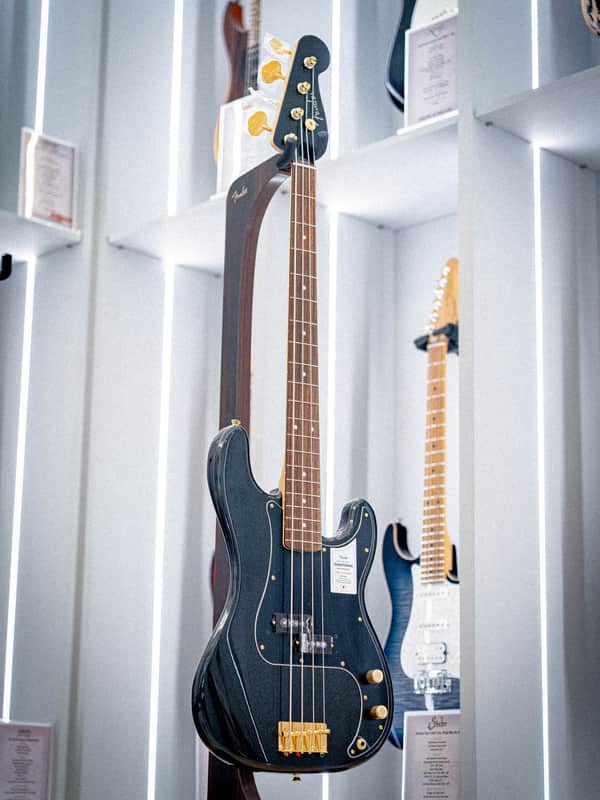 Fender Japan Traditional 2025 Collection 60s Precision Bass Guitar, RW FB, Black Pearl image 1