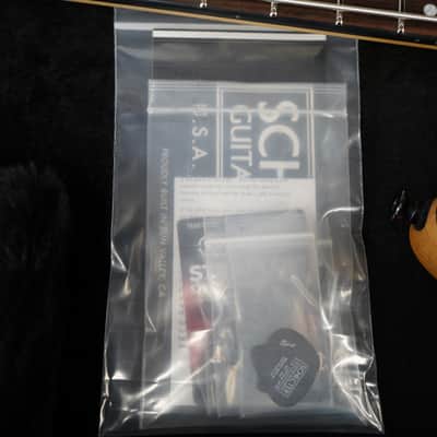 Schecter USA CUSTOM SHOP Michael Anthony Koa Top 4-String Electric Bass Guitar w/ Black Tolex Hard Case image 11