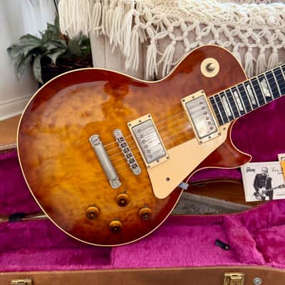 1981 Gibson Heritage Series Les Paul Standard 80 Elite Honey Burst Quilted Maple Top w/OSHC image 6