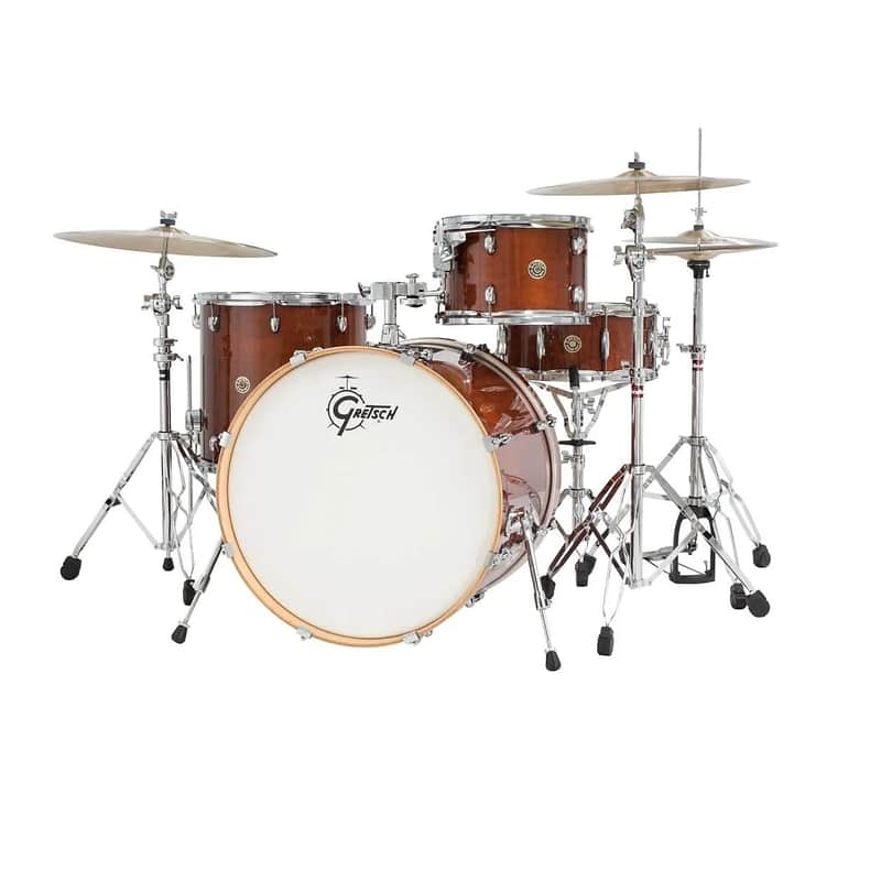 Gretsch CM1-E824S Catalina Maple Round Badge 8x12 / 16x16 / 18x22 / 6x14" 4pc Drum Kit image 1