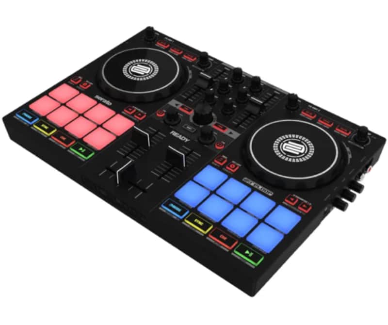 Reloop Ready | Compact 2-Deck DJ Controller for Serato | 16 RGB Pads & Scratch Bank Support image 1