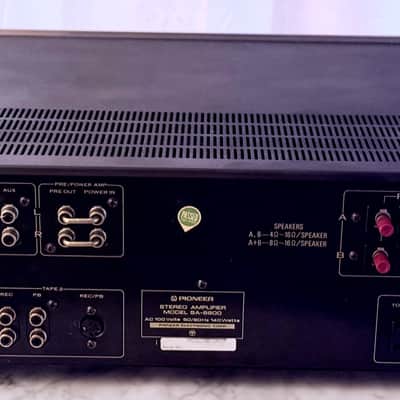 🎶✨ Pioneer SA-8900 Vintage Integrated Amplifier — 80 WPC, Serviced/Cleaned, 100V JDM, 3+ Hour Bench Tested image 9